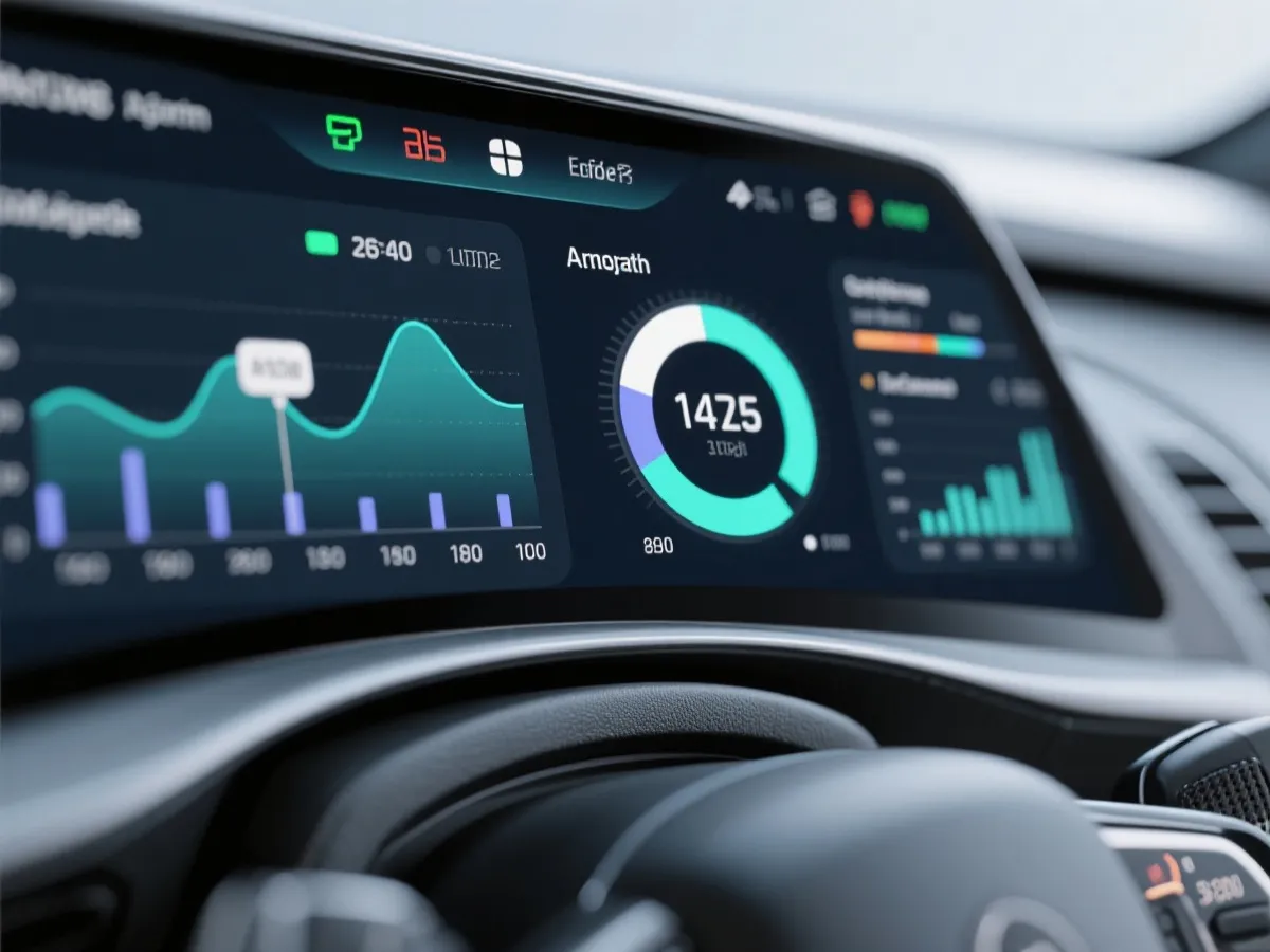 数据仪表盘示意